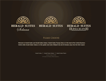 Tablet Screenshot of heraldsuites.com